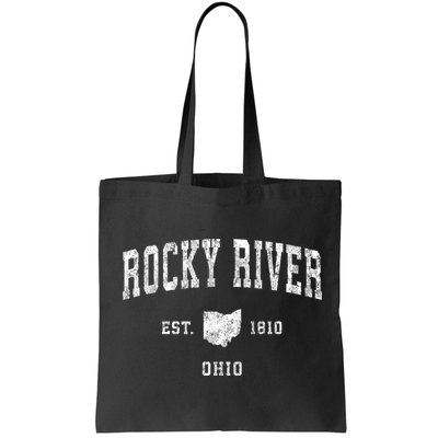 Rocky River Ohio Oh Vintage Athletic Sports Bag