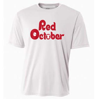 Retro Red October Philadelphia Vintage Cooling Performance Crew T-Shirt