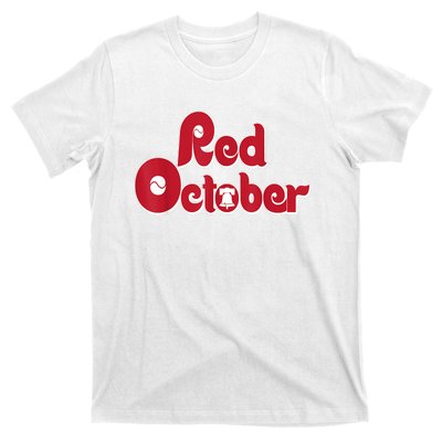 Retro Red October Philadelphia Vintage T-Shirt