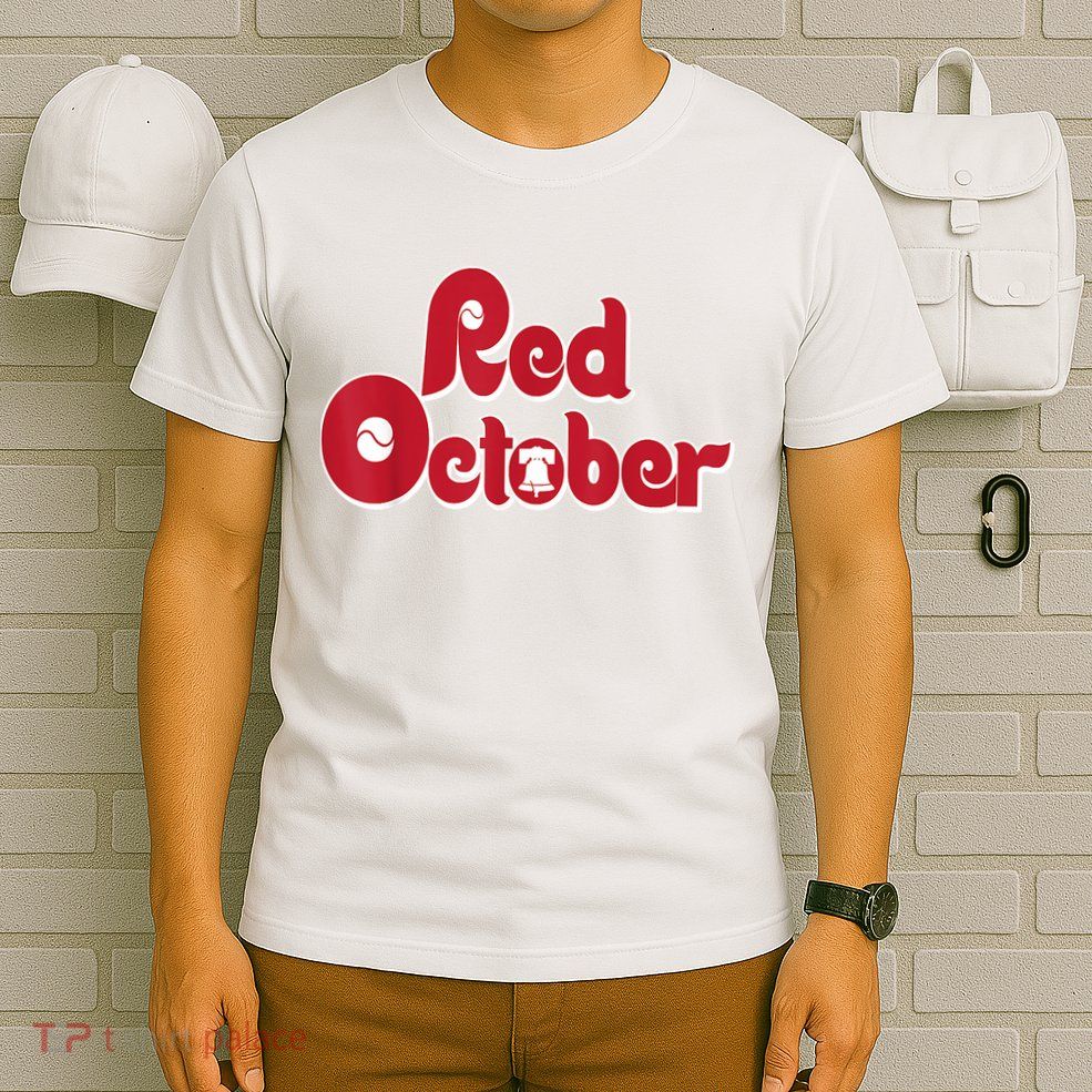 Retro Red October Philadelphia Vintage T-Shirt