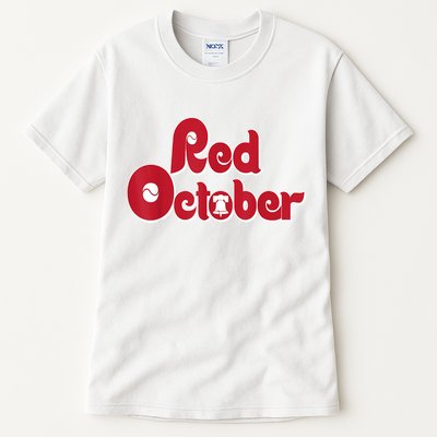 Retro Red October Philadelphia Vintage Tall T-Shirt