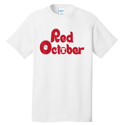 Retro Red October Philadelphia Vintage Tall T-Shirt