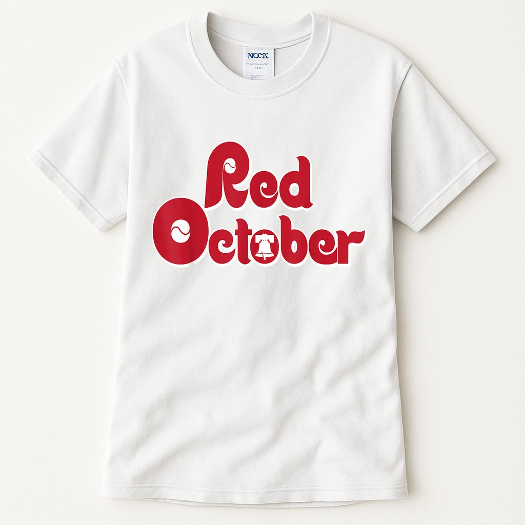 Retro Red October Philadelphia Vintage Tall T-Shirt
