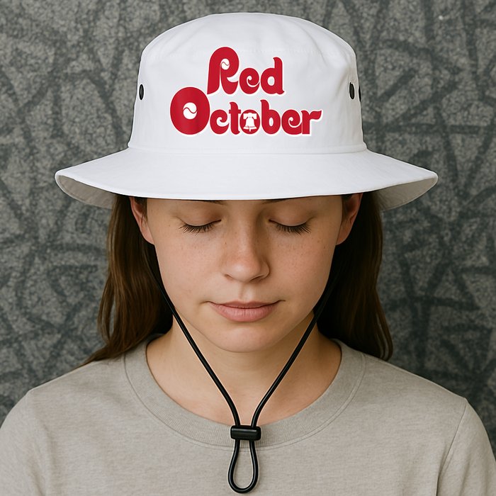 Retro Red October Philadelphia Vintage Bucket Hat