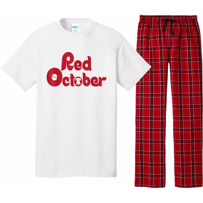 Retro Red October Philadelphia Vintage Pajama Set