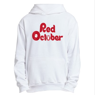 Retro Red October Philadelphia Vintage Urban Pullover Hoodie