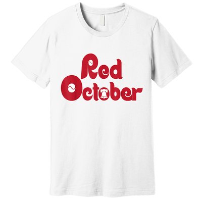 Retro Red October Philadelphia Vintage Premium T-Shirt