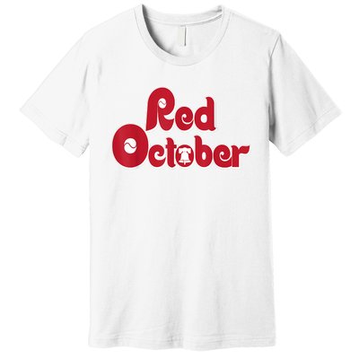 Retro Red October Philadelphia Vintage Premium T-Shirt