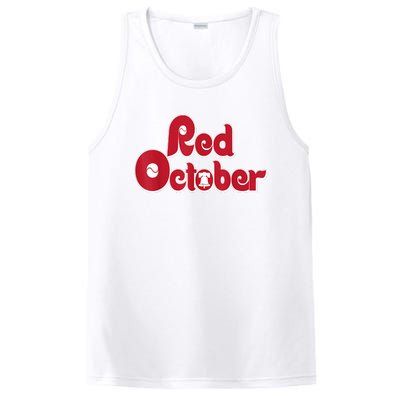 Retro Red October Philadelphia Vintage PosiCharge Competitor Tank