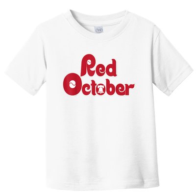 Retro Red October Philadelphia Vintage Toddler T-Shirt