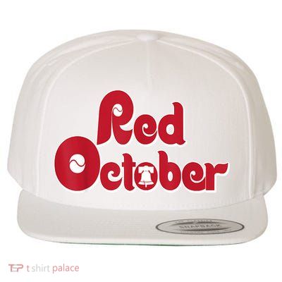 Retro Red October Philadelphia Vintage Wool Snapback Cap
