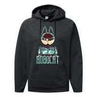 Robocat Performance Fleece Hoodie