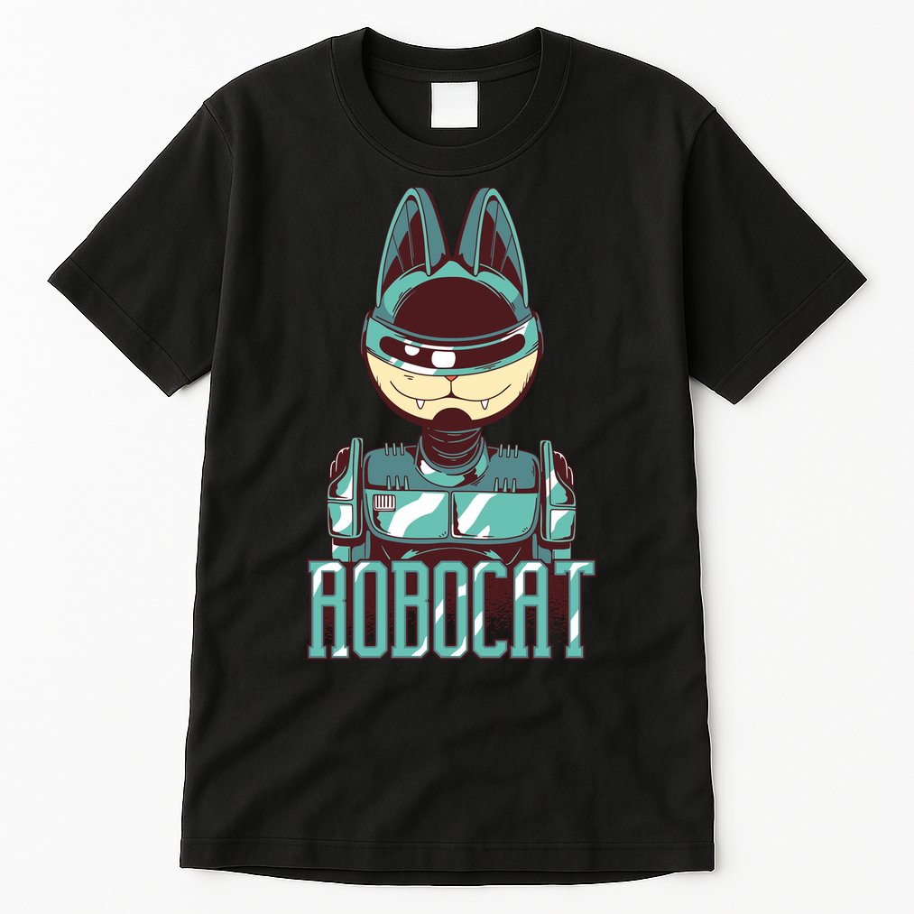 Robocat Tall T-Shirt