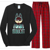 Robocat Long Sleeve Pajama Set