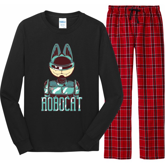 Robocat Long Sleeve Pajama Set