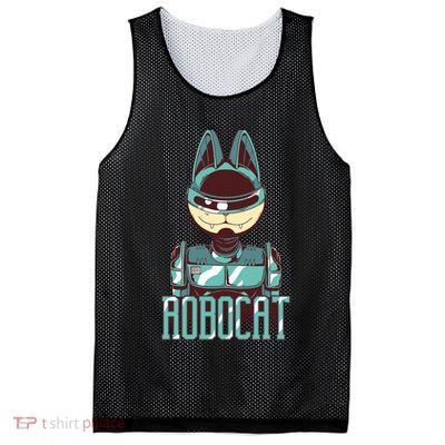 Robocat Mesh Reversible Basketball Jersey Tank