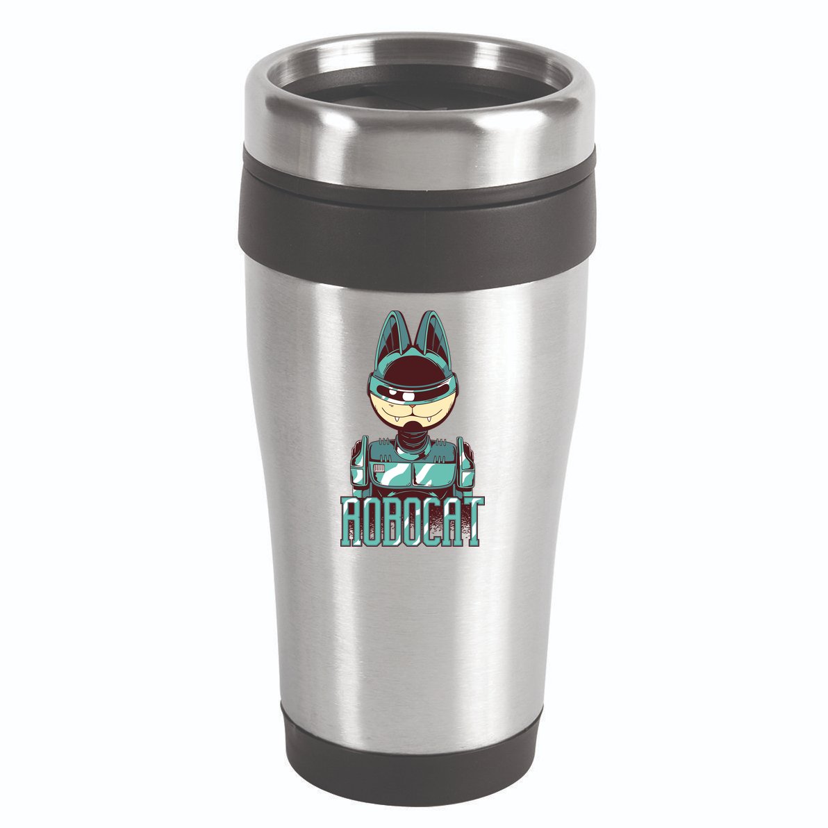 Robocat 16oz Travel Tumbler