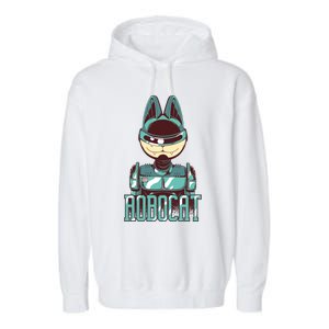 Robocat Garment-Dyed Fleece Hoodie