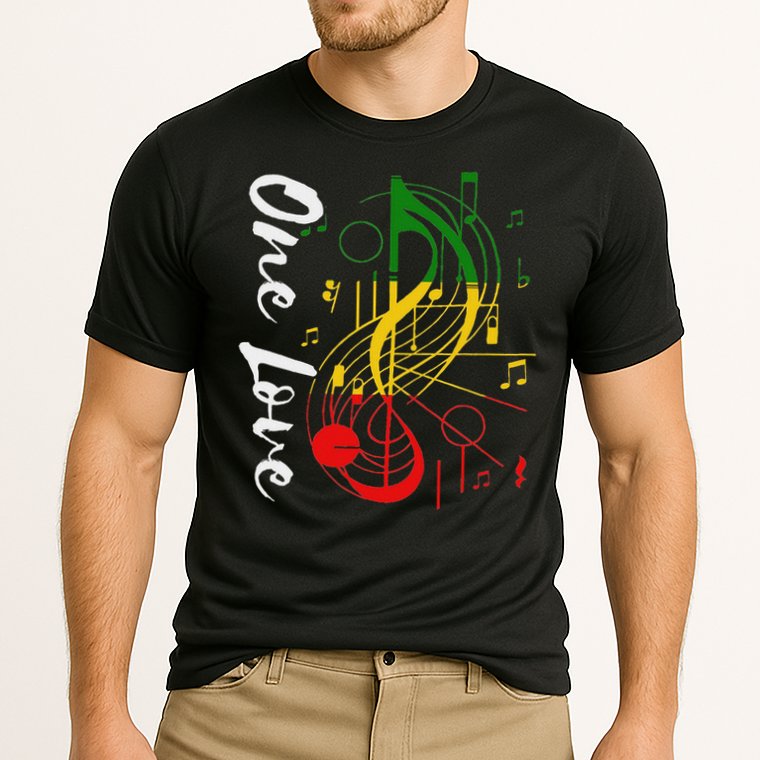 Reggae Rastafari One Pride Love Cooling Performance Crew T-Shirt