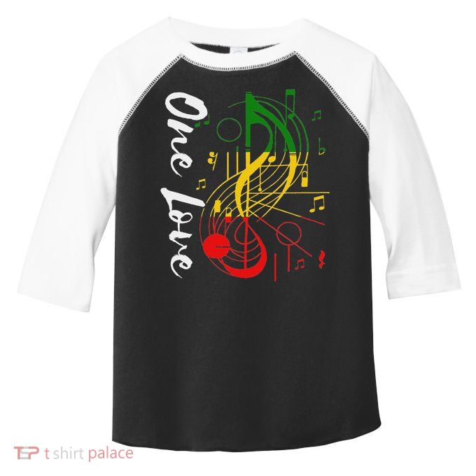 Reggae Rastafari One Pride Love Toddler Fine Jersey T-Shirt