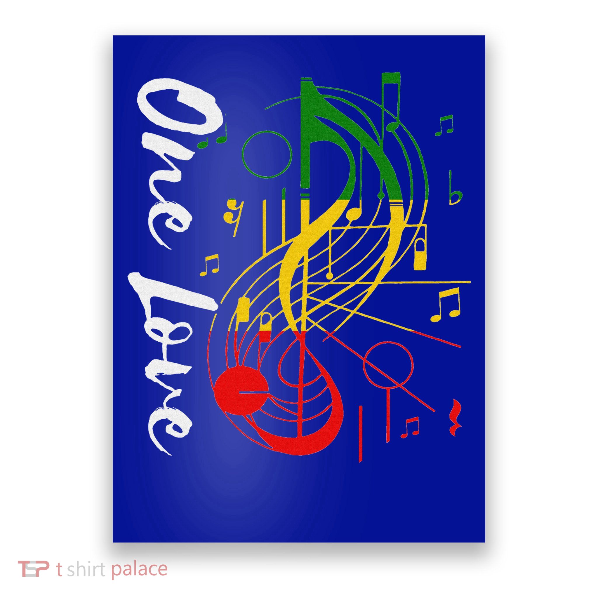 Reggae Rastafari One Pride Love Poster