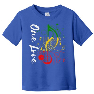 Reggae Rastafari One Pride Love Toddler T-Shirt