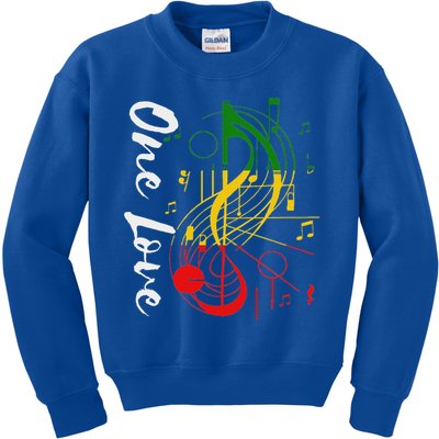 Reggae Rastafari One Pride Love Kids Sweatshirt