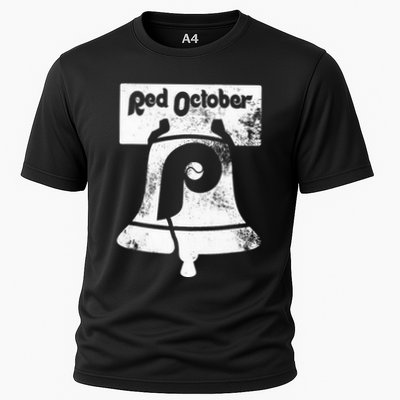 Retro Red October P.hilly P.hiladelphia Vintage Ring the bell Performance Shirt