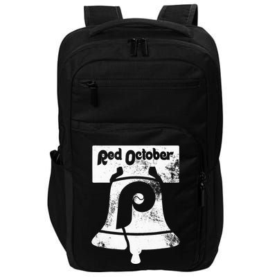 Retro Red October P.hilly P.hiladelphia Vintage Ring the bell Impact Tech Backpack