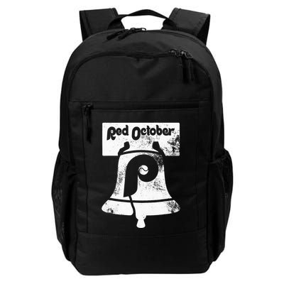 Retro Red October P.hilly P.hiladelphia Vintage Ring the bell Backpack