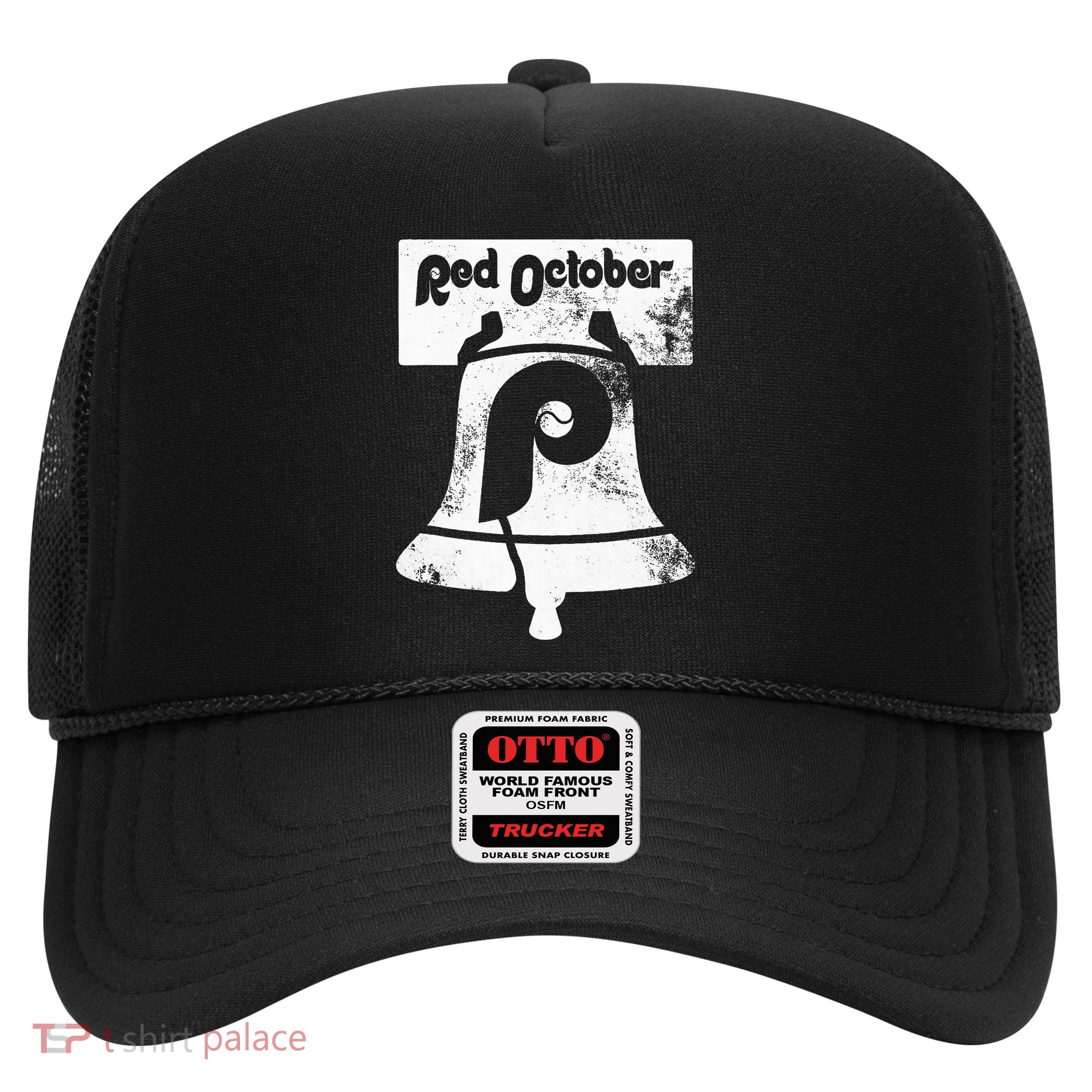 Retro Red October P.hilly P.hiladelphia Vintage Ring the bell Trucker Hat