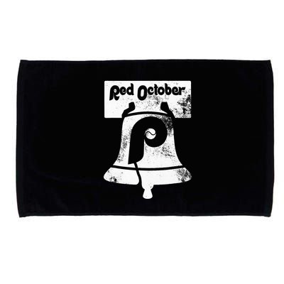 Retro Red October P.hilly P.hiladelphia Vintage Ring the bell Microfiber Hand Towel