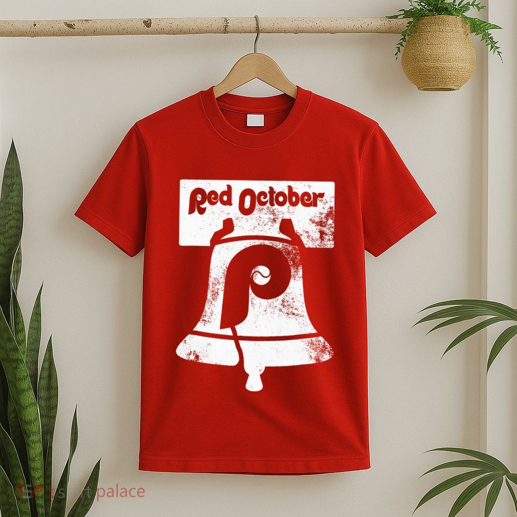 Retro Red October P.hilly P.hiladelphia Vintage Ring the bell T-Shirt