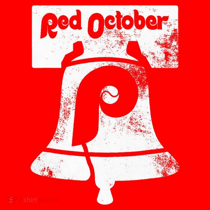 Retro Red October P.hilly P.hiladelphia Vintage Ring the bell T-Shirt