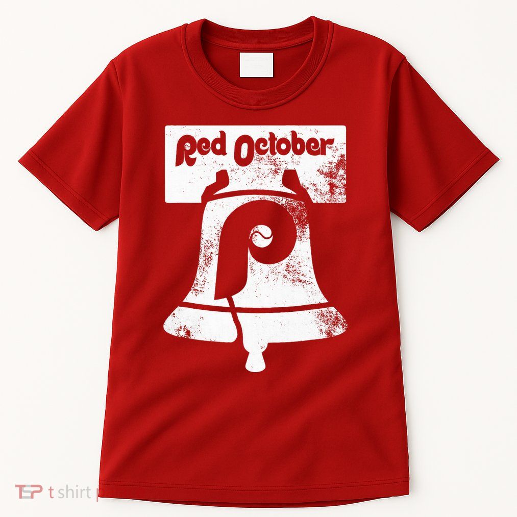 Retro Red October P.hilly P.hiladelphia Vintage Ring the bell Tall T-Shirt