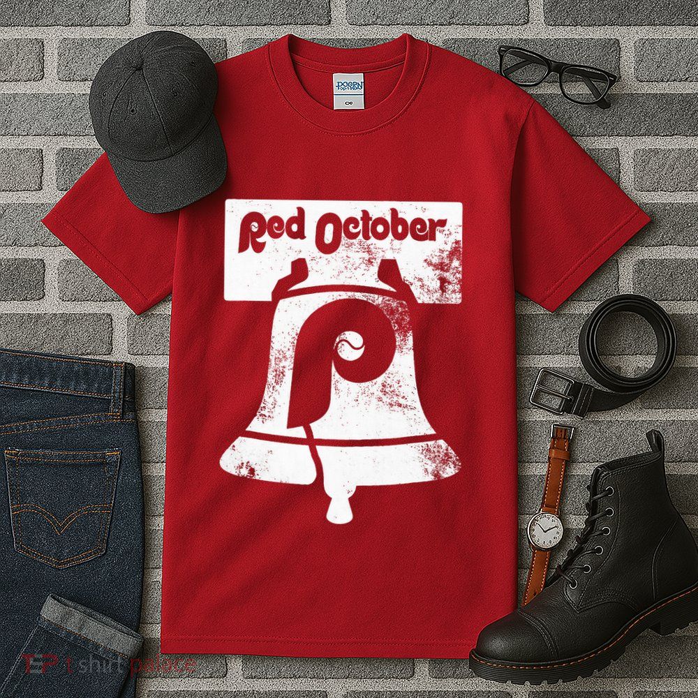 Retro Red October P.hilly P.hiladelphia Vintage Ring the bell Tall T-Shirt