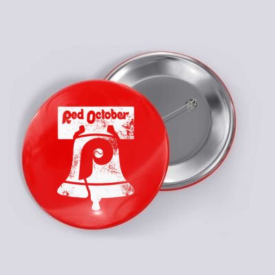 Retro Red October P.hilly P.hiladelphia Vintage Ring the bell Button