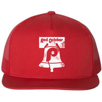 Retro Red October P.hilly P.hiladelphia Vintage Ring the bell Flatbill Hat
