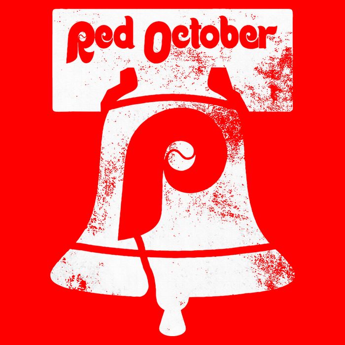 Retro Red October P.hilly P.hiladelphia Vintage Ring the bell Golf Towel