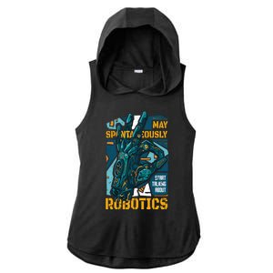 Robotics Ladies PosiCharge Tri-Blend Wicking Draft Hoodie Tank