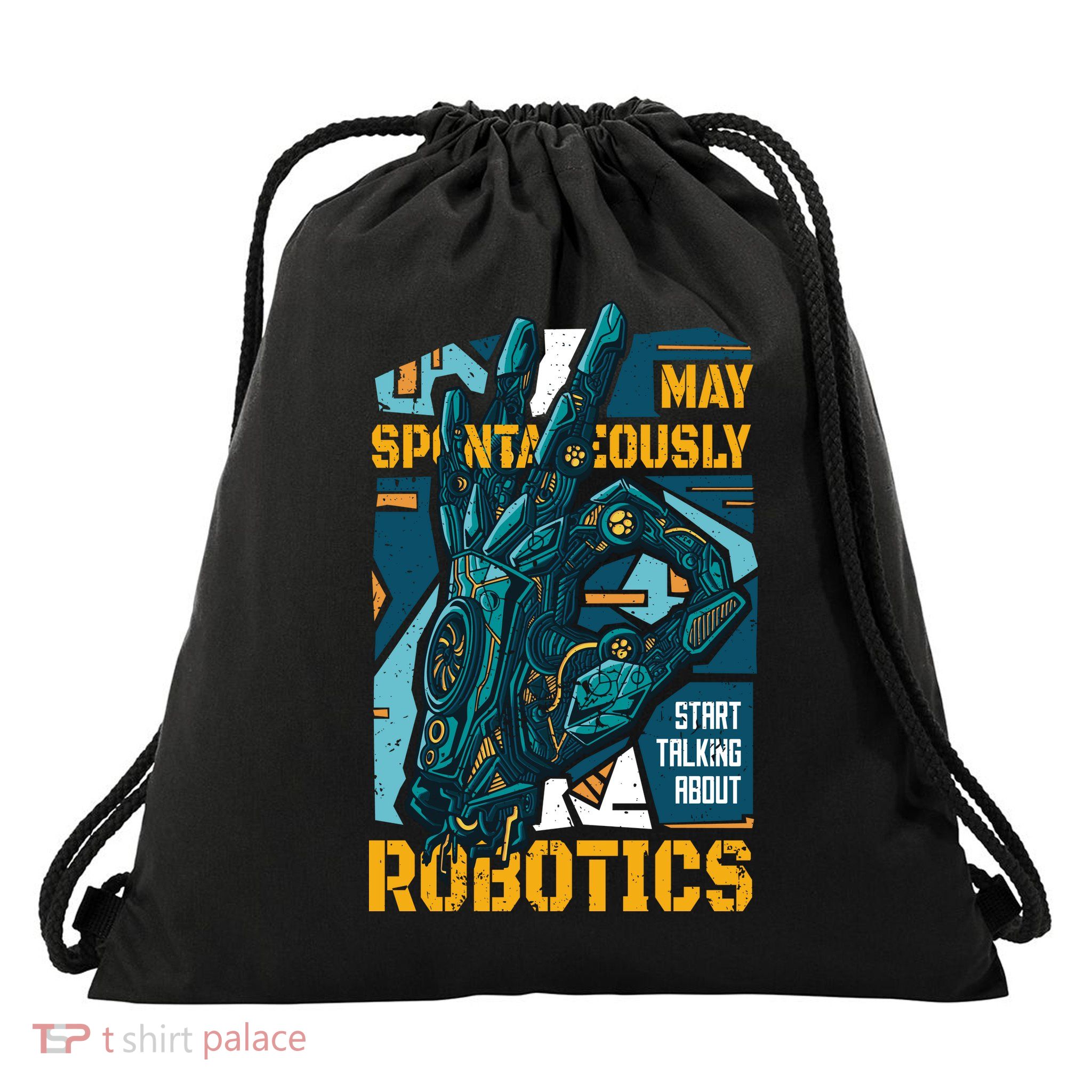 Robotics Drawstring Bag