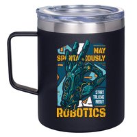 Robotics 12oz Stainless Steel Coffee Mug
