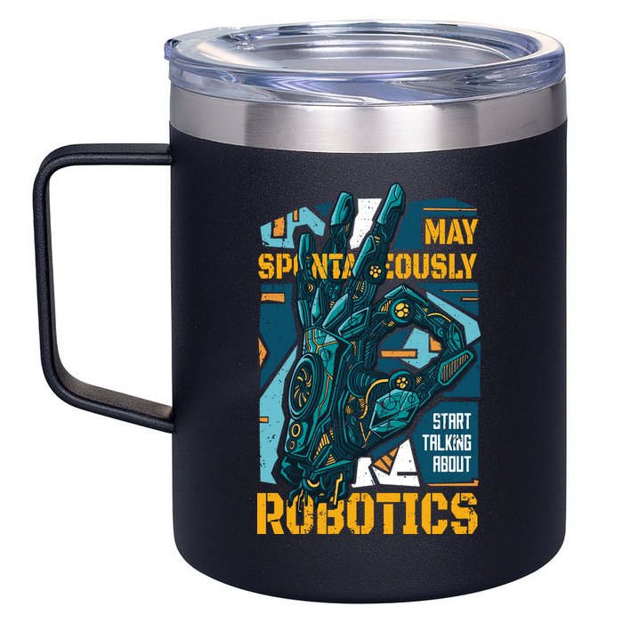 Robotics 12oz Stainless Steel Coffee Mug