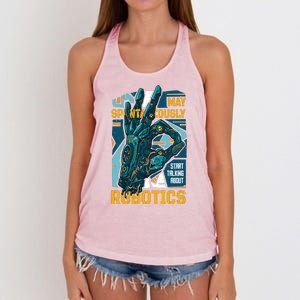 Robotics Women's Knotted Racerback Tank