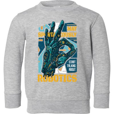 Robotics Toddler Sweatshirt