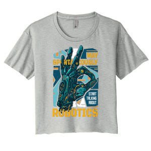 Robotics Women's Crop Top Tee