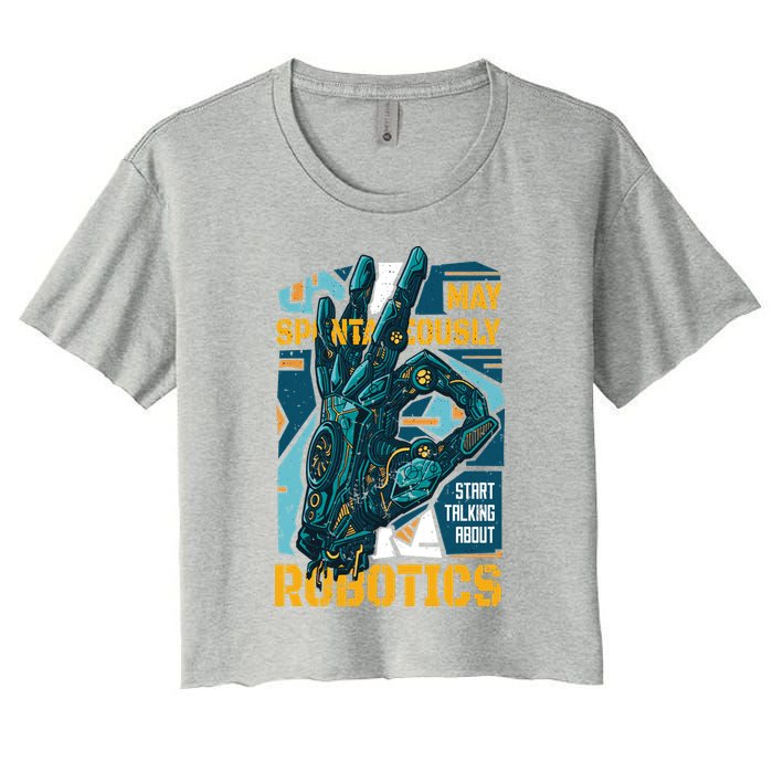 Robotics Crop Top