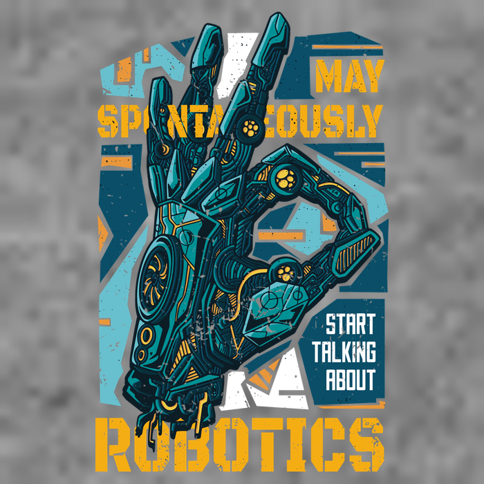Robotics Crop Top