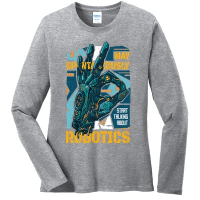 Robotics Ladies Long Sleeve Shirt