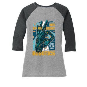 Robotics Women's Tri-Blend 3/4-Sleeve Raglan Shirt